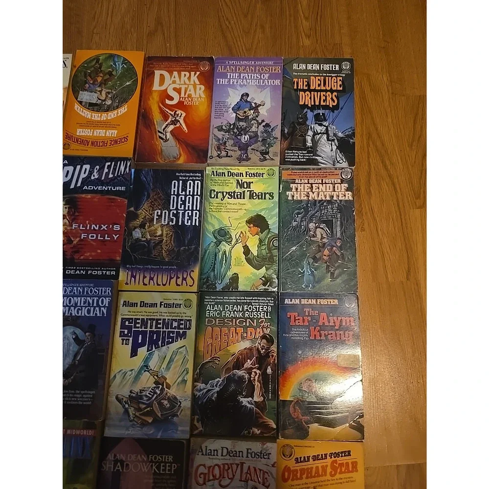 VTG Bulk Lot 44 Alan Dean Foster Thriller Horror Sci-Fi‎ Series Paperback Books